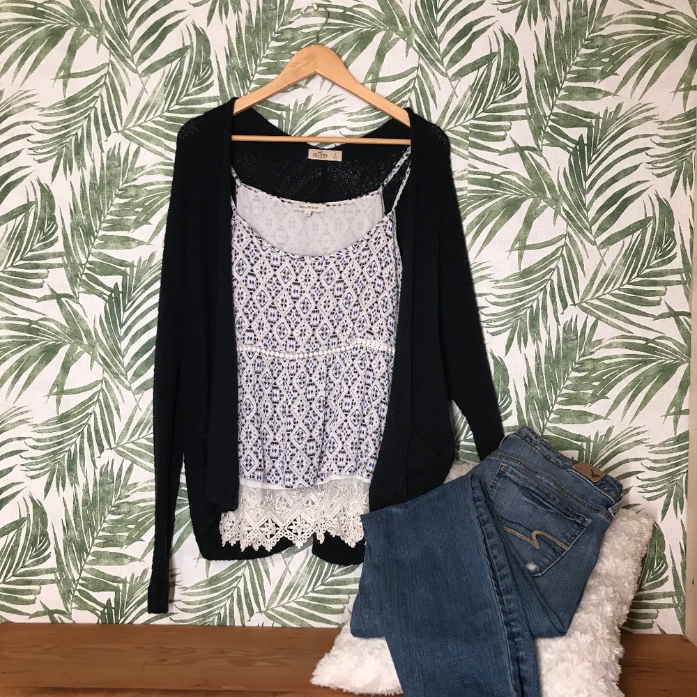 Skies Are Blue Cold Shoulder Top